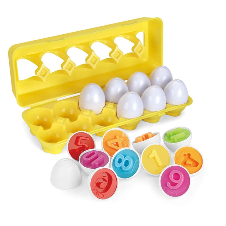 Montessori Mindful Numbered Eggs