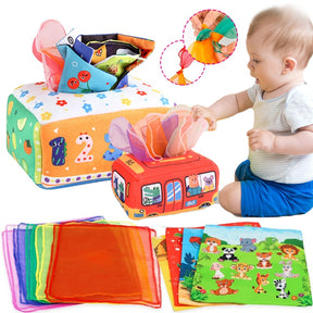Montessori Magic Tissue Box Sensory Development Toy